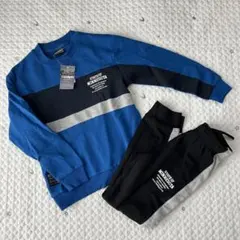 【7940】140cm セットアップ　トレーナー　パンツ　2点　新品