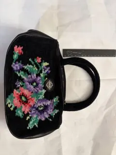 FEILER 花柄刺繍 トートバッグ