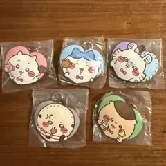 ちいかわ ハートのラバーマスコット ちいかわ ハチワレ ラッコ くりまんじゅう