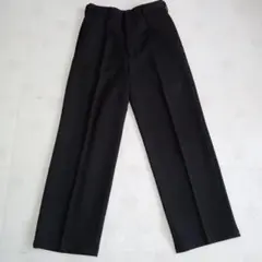 GU黒ブラック バギースラックス センタープレス　2023年モデル