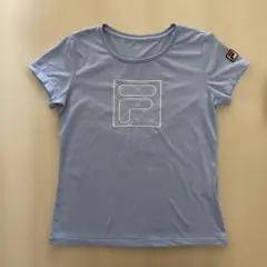 美品⭐︎FILA フィラ テニス ゲームシャツ ライトブルー Sのサムネイル