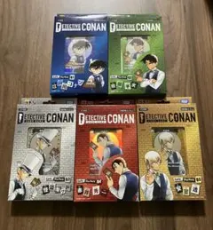 名探偵コナンTCG Case-StartDeck 5種セット　内箱あり