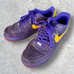 NIKE AIR FORCE 1 スネーク柄 パープル×イエロー