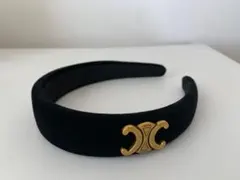 セリーヌ ベロア　 CELINE　カチューシャ