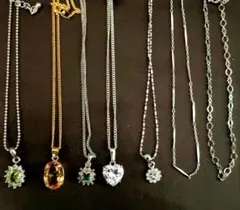 ネックレス 7点セット まとめ売り アクセサリー　磁気付一本ありのサムネイル