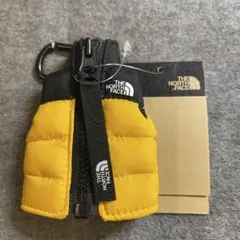 新品★ノースフェイス　ミニヌプシベスト キーリング イエロー