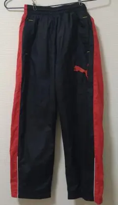 PUMA ジャージ 130サイズ 黒/赤