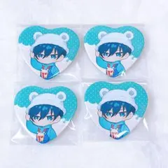 ブルーロック ブルロ 糸師凛 遊園地 くま 缶バッジ 4点