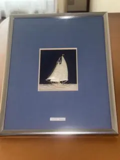 純銀 シルバー999 額 yacht takehiko ヨット 武比古 4号 - メルカリ