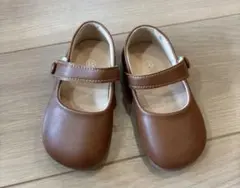 フォーマル　キッズ　シューズ バレエシューズ　ブラウン
