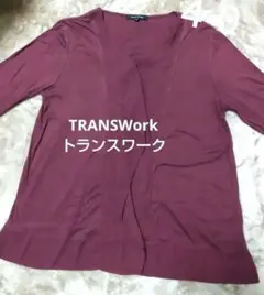 transwork トランスワーク チュニック ４０ ワインレッド 三陽商会のサムネイル