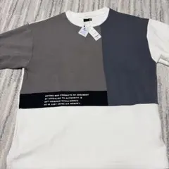 クールフィーリング カラーブロック Tシャツ L