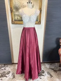 新品☆Aラインロングドレス演奏会ステージ誕生パーティーキャバ嬢ナイトクラブ