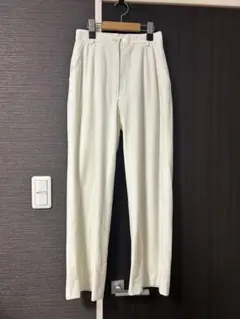 アダバット ゴルフパンツ ホワイト S 裏地付き