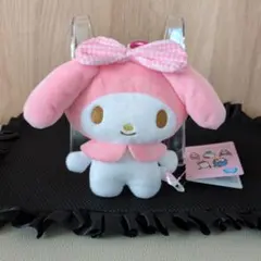 ★新品未使用★マイメロディ ギンガムチェックがま口ポーチ