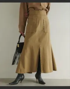 ミリタリークロスマーメイドスカート