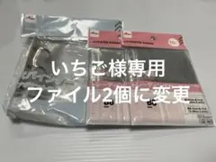 ダイソー　 3つ穴バインダー　クリアポケットタイプ カード用リフィル　B8サイズ