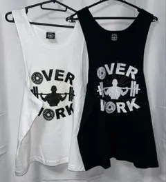 未使用OVERWORK タンクトップ・ オーバーワーク　サイヤマンMサ