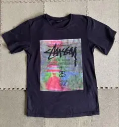 STUSSY ステューシー ワールドツアーTシャツ ブラック Sサイズのサムネイル