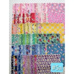 30s復刻柄カットクロス10cm角110枚セット#5a　USAコットン