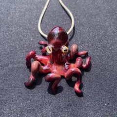 XODAS ペンダント　ボロシリケイトガラス Octopus XODAS Octopus ボロシリケイトガラス タコ Pendant Octopus
