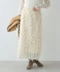 大草直子GALLARDA GALANTEフラフィーセミタイトスカート サイズ１