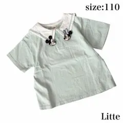 【まとめ買いがお得】女の子　ミッキー ミニー セーラー襟 Tシャツ 110 半袖