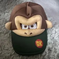 ドンキーコング キャラクター帽子 DKロゴ付き