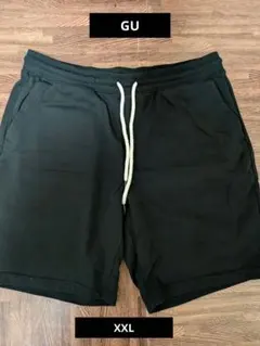 GU スウェットショートパンツ ブラック XXL