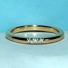 ジュネ Jeunet K18 YG750 サファイア 1.00ct ダイヤリング - メルカリ