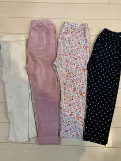 プティマイン＆UNIQLO ズボン4着セット 90サイズ まとめ売り