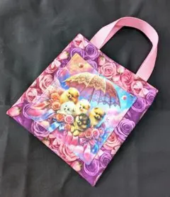 ❣️ポメラニアン　ミニトートバッグ　お散歩バッグ　✨️レアパネル✨️