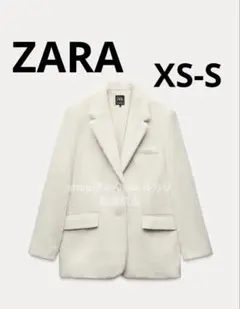 ZARA ザラ フェイク ファー ブレザー ジャケット