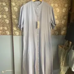 ★新品未使用★無印良品　半袖シャツワンピースL