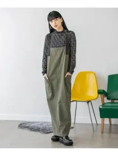 【お値下げ】ジーナシス　ミリタリー　ジャンスカ　ジャンパースカート　サロペット