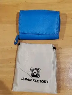 Hallelujah JAPAN FACTORY ミニ財布 ブルー