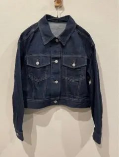 GU デニムボリュームスリーブジャケット