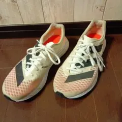 ADIZERO PRO ランニングシューズ ホワイト/レッド/ブラック