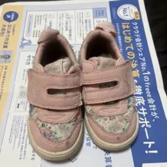 IFME CALIN スニーカー　花柄15.5 ピンク