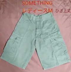 SOMETHING 　ショートパンツ　レディース　M　カーキ