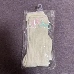 メゾピアノ　ケーブル編みハイソックスのサムネイル
