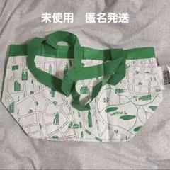 未使用　IKEA　新宿限定　エコバッグ ホワイト/グリーン