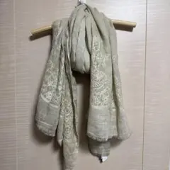 ベージュ ストール新品タグ付き