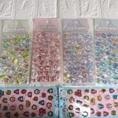 【正規品】新品 クリア ぷくぷくキャンディシール ボンボンドロップ 計6枚