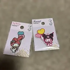 セット売り　マイメロ　クロミ　ワッペン