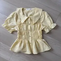 ANOTHER BRANCH OLIVE des OLIVE ブラウス 黄色のサムネイル