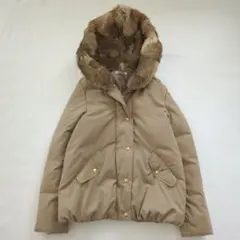 ラビットファー ダウンジャケット