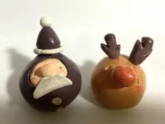 ⭐︎クリスマス⭐︎サンタクロースとトナカイの置物
