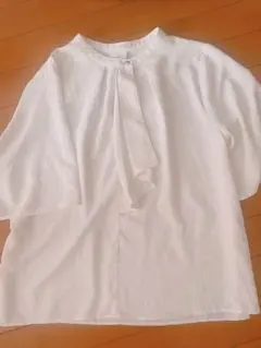 Honeys 半袖ボウタイブラウス