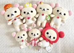 リラックマ　フルーツシリーズ　ローソン限定　ぬいぐるみ　2008 セット リラックマ フルーツシリーズ ローソン限定 ぬいぐるみ 2008 セット